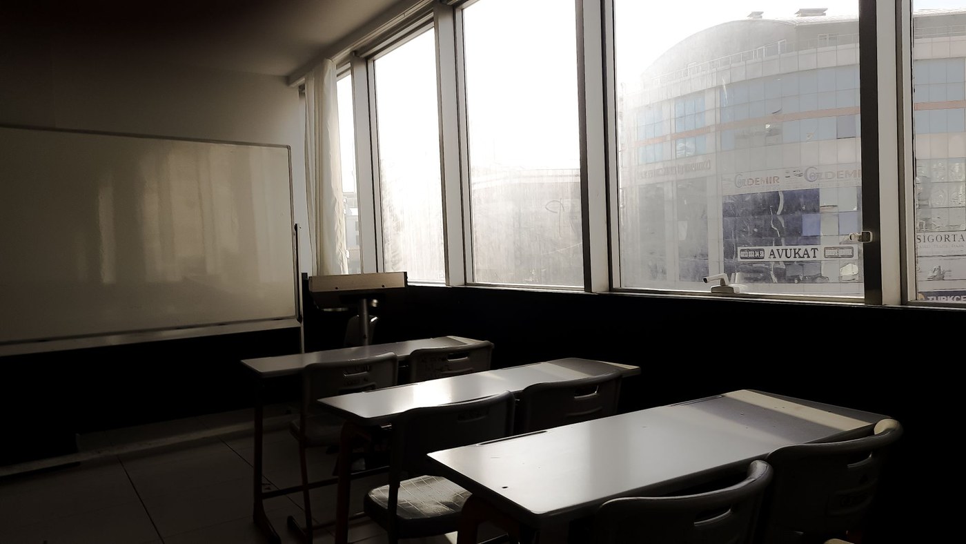 Serene early-morning medical office with soft natural light and clean surfaces